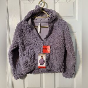 Mondetta Lavender Kids Sherpa Jacket M 10-12 NWT